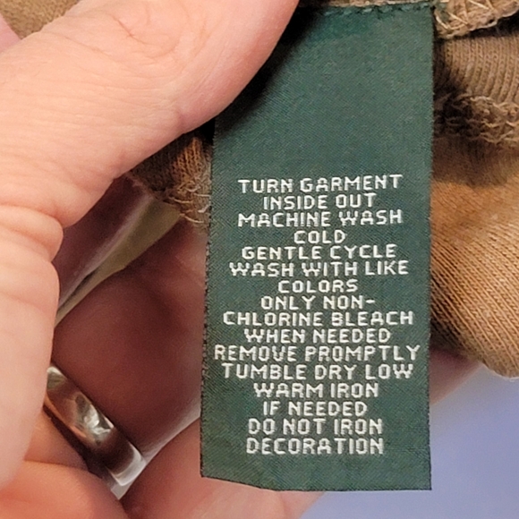 Lauren Ralph Lauren Brown Long Sleeve Knit Top - Picture 7 of 9